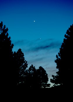 An evening under a bigger sky
